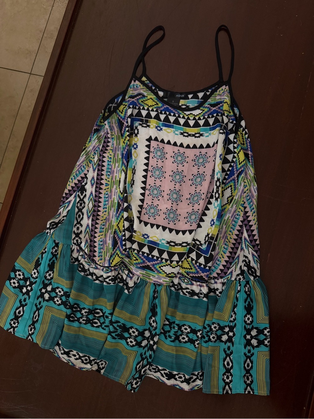 Aqua Multicolor Tunic